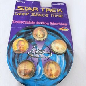 Vintage Star Trek Deep Space Nine Action Marbles Set DS9 Collectible 1990s